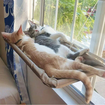 Pet Cat Hammock Aerial Hanging - Window Seat Climbing Frame 20kg Capacity