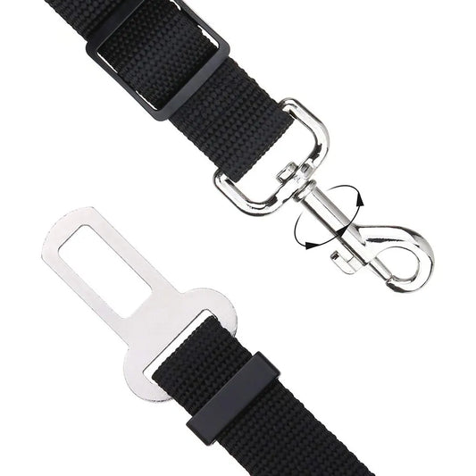Adjustable Nylon Dog Car Seat Belt Safety Tether for Pets