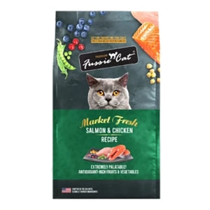 Fussie Cat Market Fresh Salmon & Chicken Dry Food: Vitality Blend