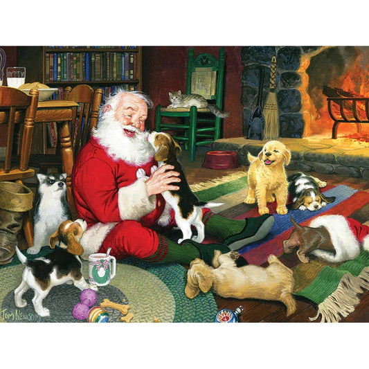 Santa's Playtime 275 Large Piece Jigsaw Puzzle Cobble Hill