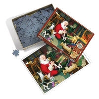 Santa's Playtime 275 Large Piece Jigsaw Puzzle Cobble Hill