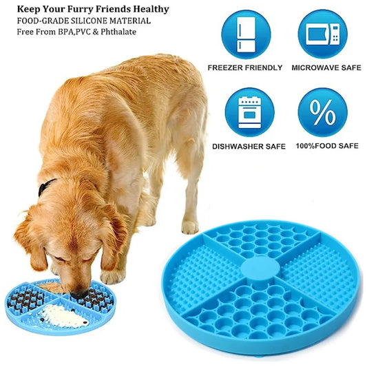 Pet Supplies Silicone Licking Mat Cat Slow Feeder With