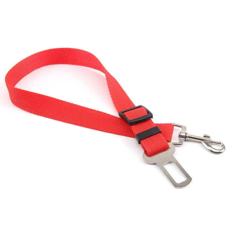 Adjustable Nylon Dog Car Seat Belt Safety Tether for Pets