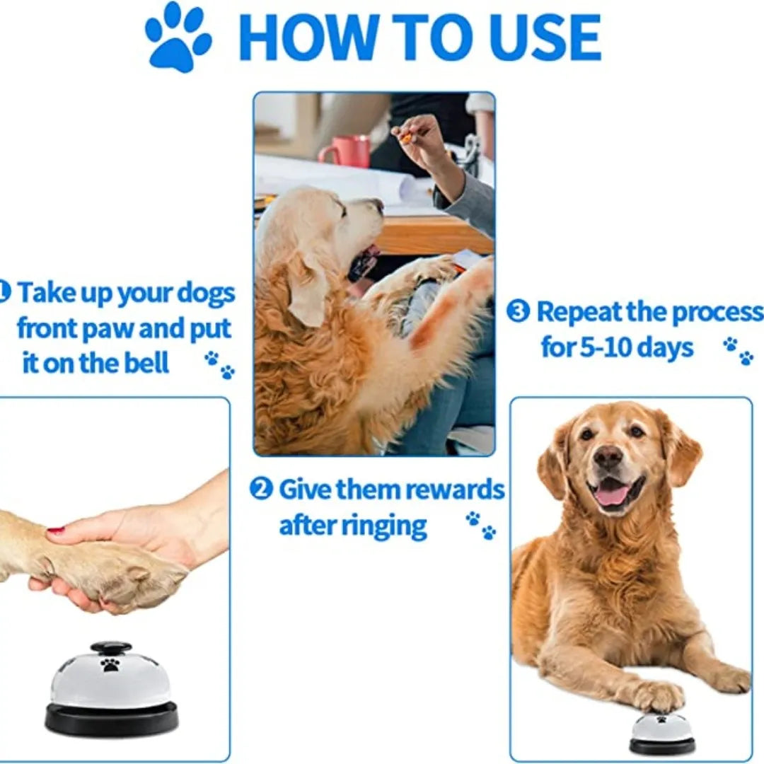 Pet Training Bell - Teach Your Dog Communication Skills - Purrfect Pet Kingdom