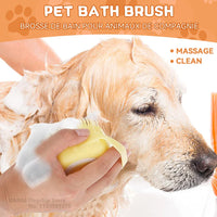 Pet Bathing Brush – Soft Silicone Massage Tool