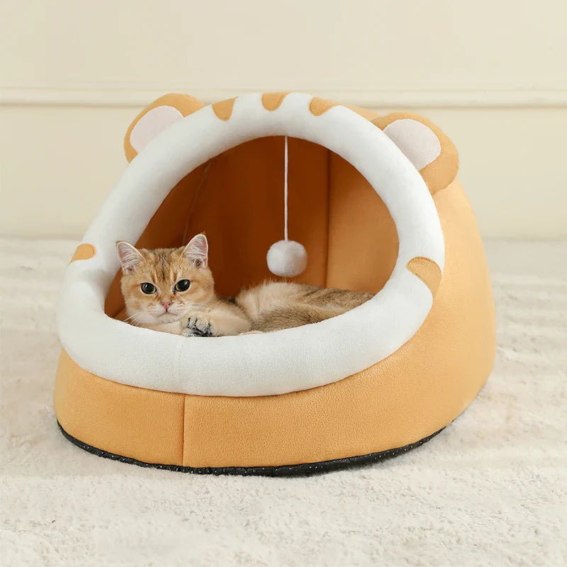 Cat Cave Bed – Washable Cat Bed & Cozy Hideaway - WTN Essentials