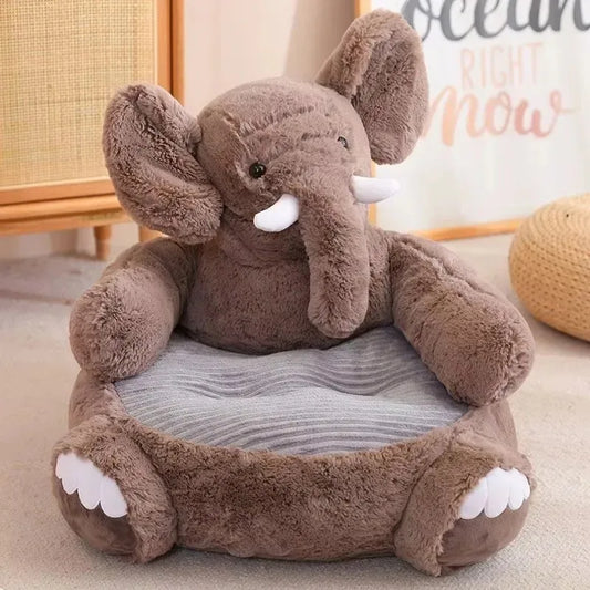 🐘 Adorable Animal-Shaped Plush Pet Bed - 7 Cute Characters for Ultimate Comfort