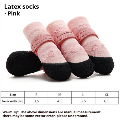Waterproof Outdoor Dog Walking Shoes - Anti-Slip Breathable Pet Accessories