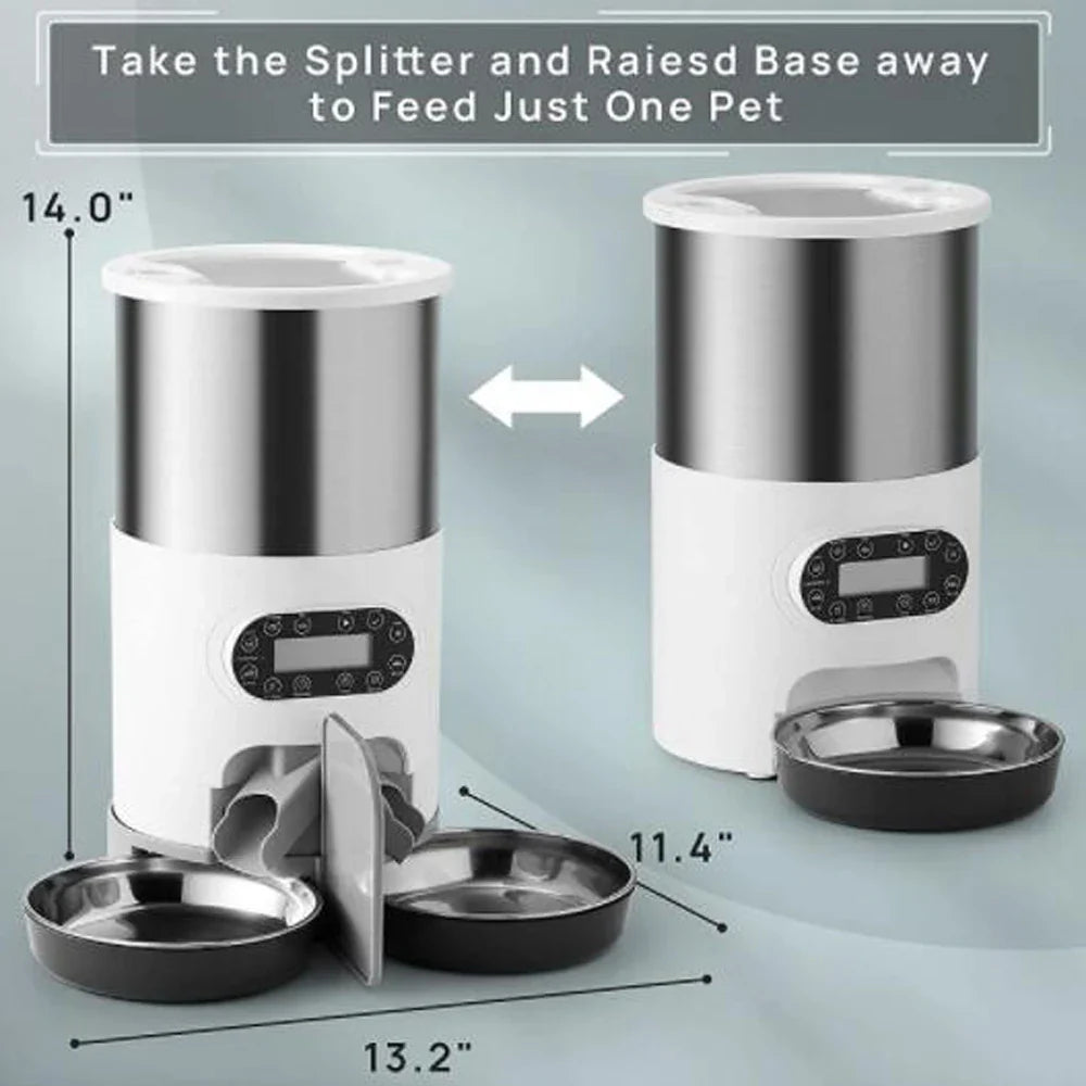 Tuya Smart APP Pet Feeder Cat Dog Food Dispenser Suitable