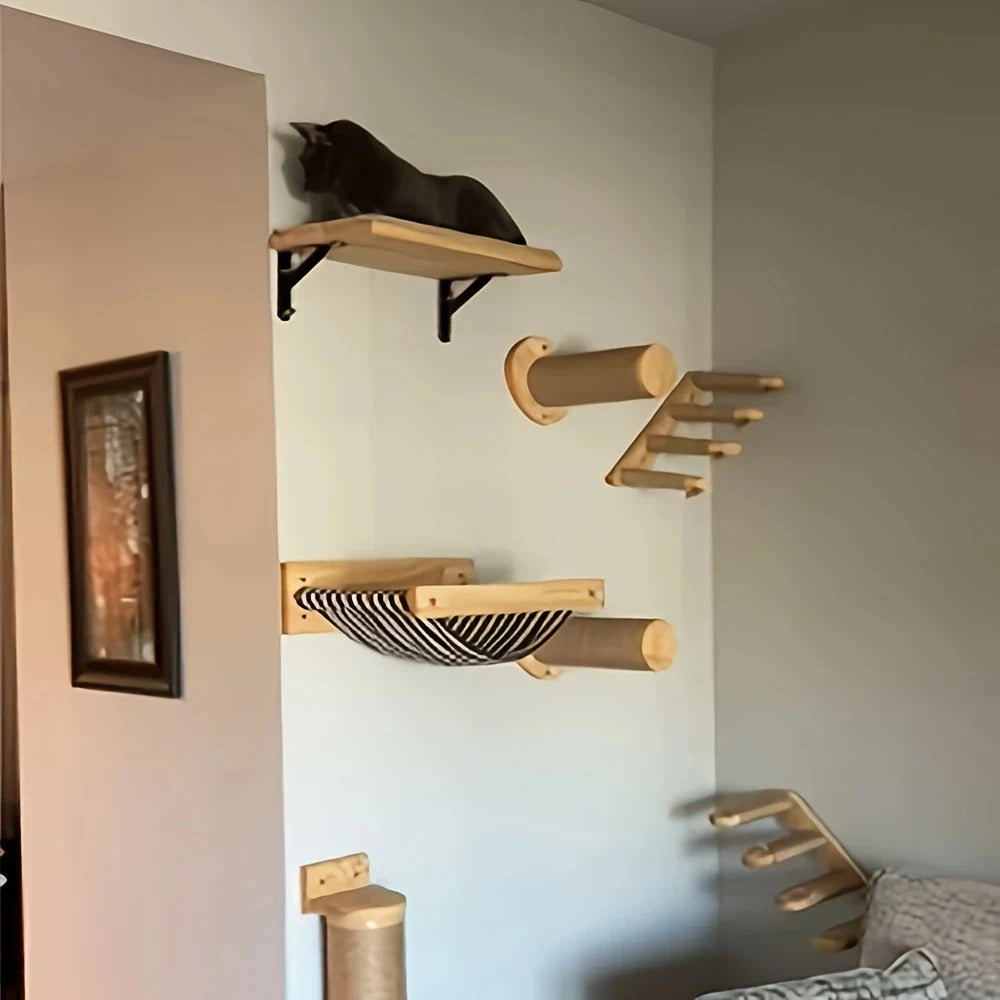 Cat Wall Rack Climbing Frame Furniture Bridge 🐱