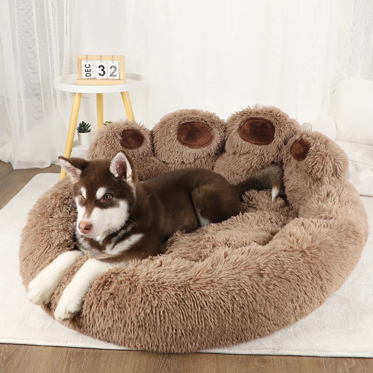 Fluffy Dog Bed Large Pet Products Dogs Beds Small Sofa - Pet Beds - TrustyTrade LLC