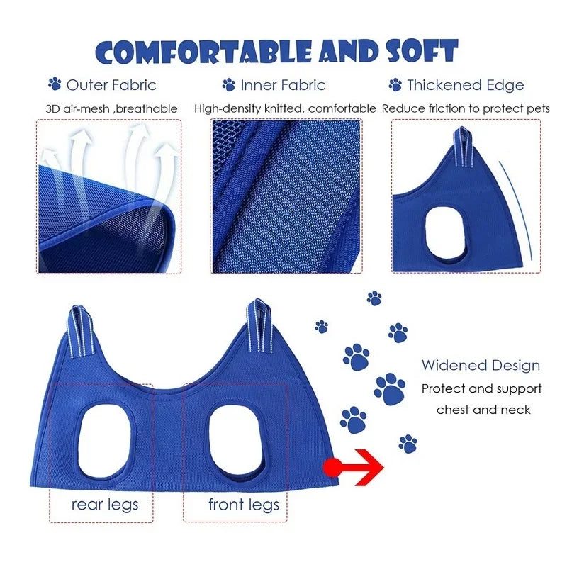 Pet Grooming Hammock Restraint Bag 🛁