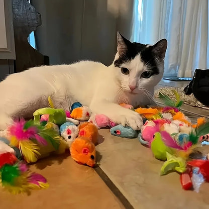 21pcs Cat Toys Tunnel Set Foldable Play Kit 🐱
