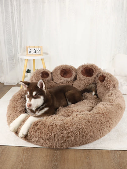 Luxury Fluffy Pet Bed - Cloud-Like Comfort Basket