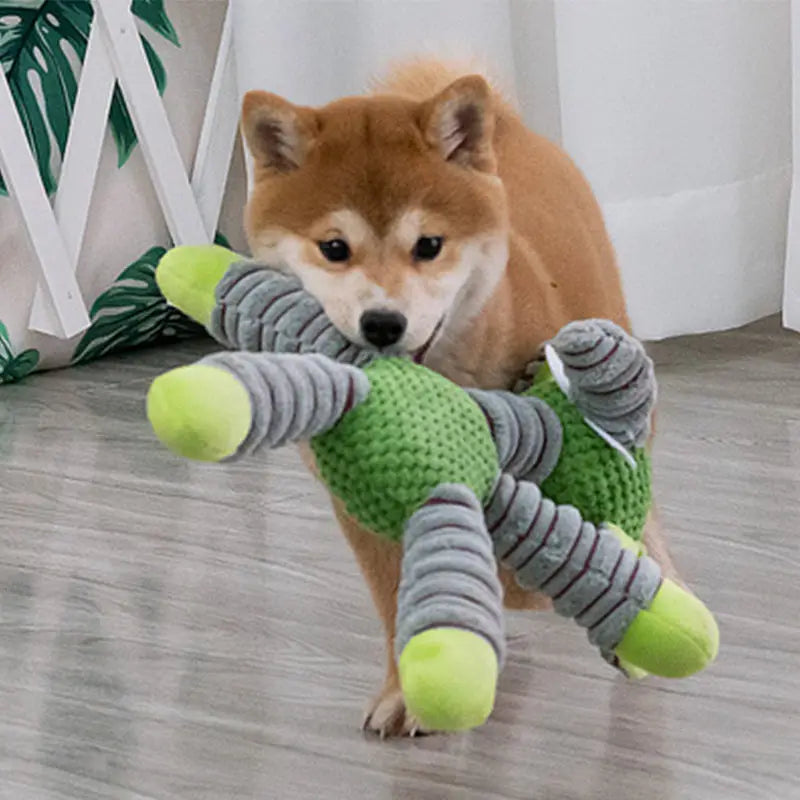 Reliable Large Dog Squeaky Plush Toy – Animal Shape