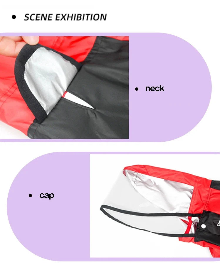 Adorable Dog Raincoat - Waterproof Jumpsuit Fun