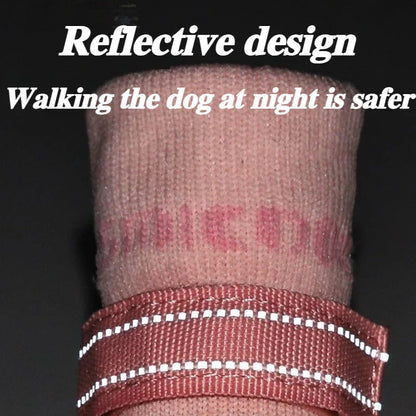Waterproof Outdoor Dog Walking Shoes - Anti-Slip Breathable Pet Accessories