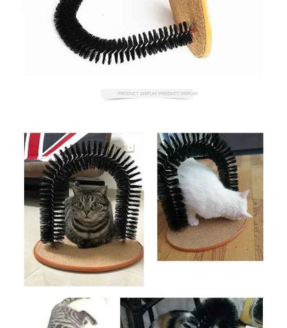 Cat Arch Self Groomer with Sisal Scratching Base for Kittens