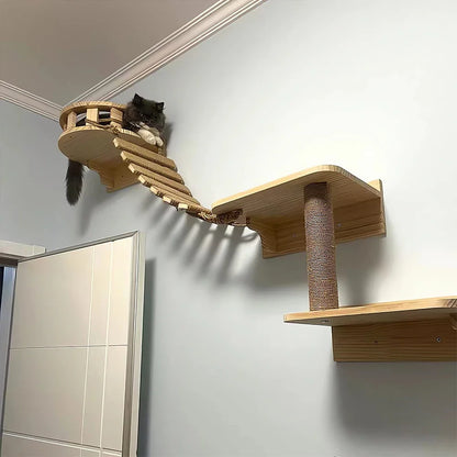 Cat Bridge Rope Ladder - Sisal Scratching Post