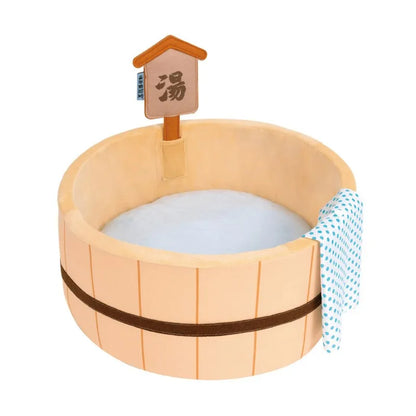 Japanese Hot Spring Pet Bed Kawaii 45x45x20cm 🛏️