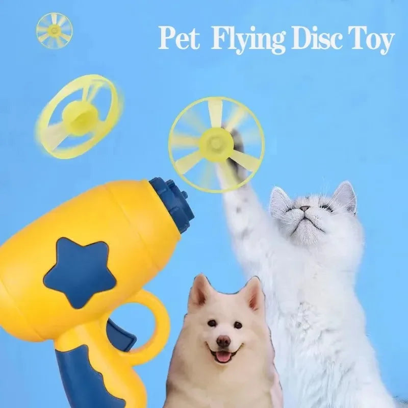 Interactive Cat Toy – Flying Disc Shooting Gun - WTN Essentials