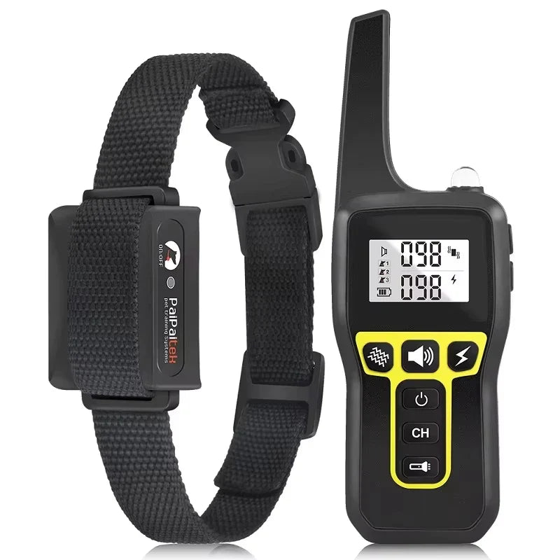 1000m Rechargeable Dog Training Collar With Remote Control