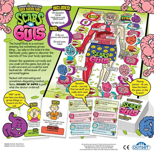 Scabs 'N' Guts - The Meducational Board Game - Outset
