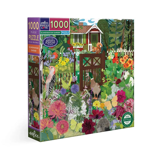 Scandinavian Garden 1000 Piece Jigsaw Puzzle eeBoo