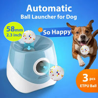 Dog Tennis Ball Launcher Dogs Chase Automatic Toys Automatic