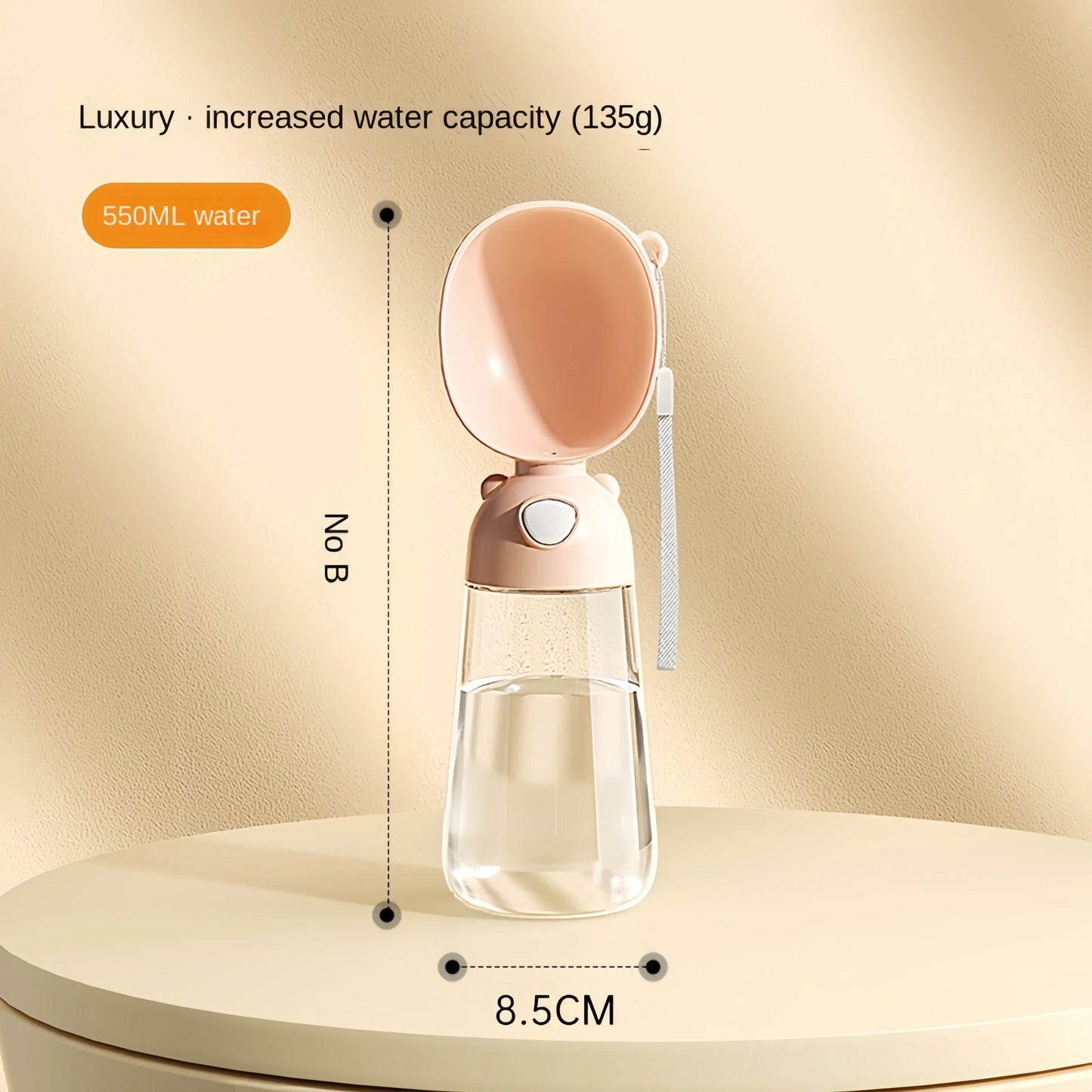 Portable Dog Water Bottle Food Dispenser 2-in-1 🚰