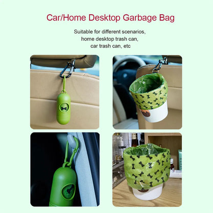 Pet Cat Dog Poop Bags Disposable Dog Waste Bags Bulk Poop Bags Dispenser biodegradable Bag Outdoor Home Clean Refill Garbage Bag - Purrfect Pet Kingdom