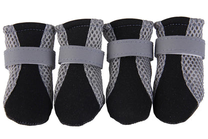 Waterproof Pet Rain Boots - Breathable Outdoor Shoes for Dogs & Cats