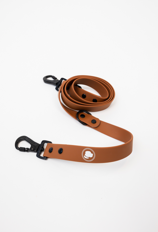 Dog Leash Coco Brown Weather Resistant Adjustable