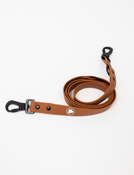 Dog Leash Coco Brown Weather Resistant Adjustable