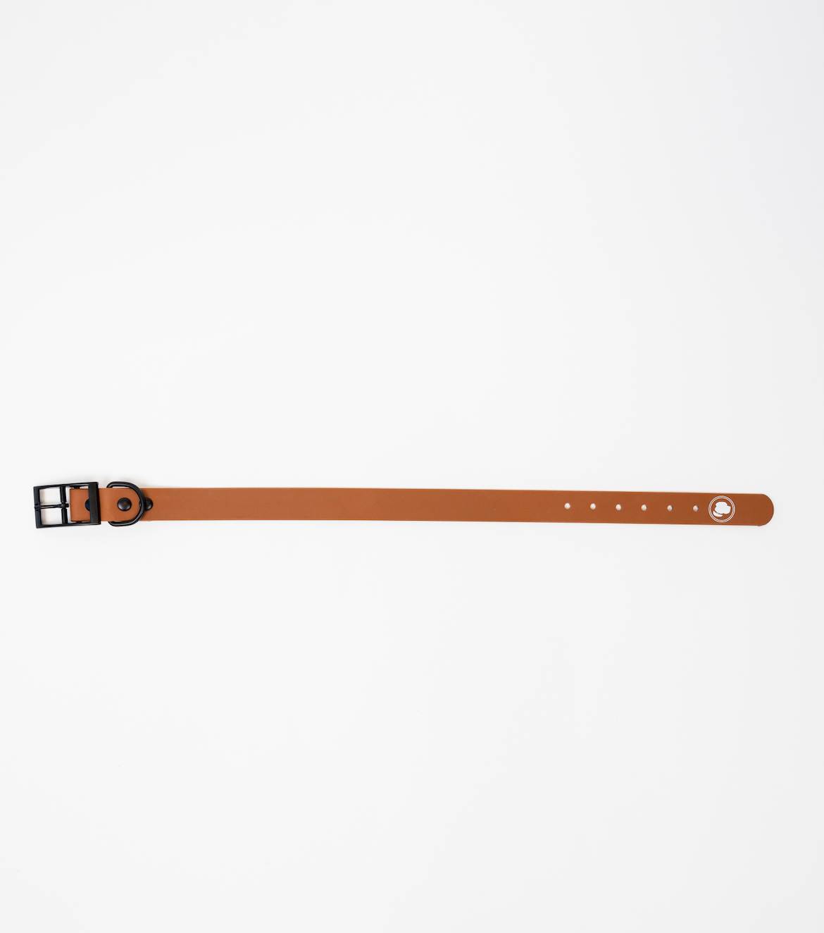 Dog Collar Coco Brown Weather Odor Resistant 5 Sizes