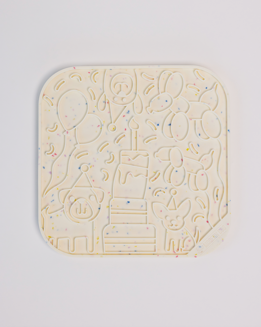 The Modern Dog Company Birthday Pawty Dog Lick Mat Slow Feeder