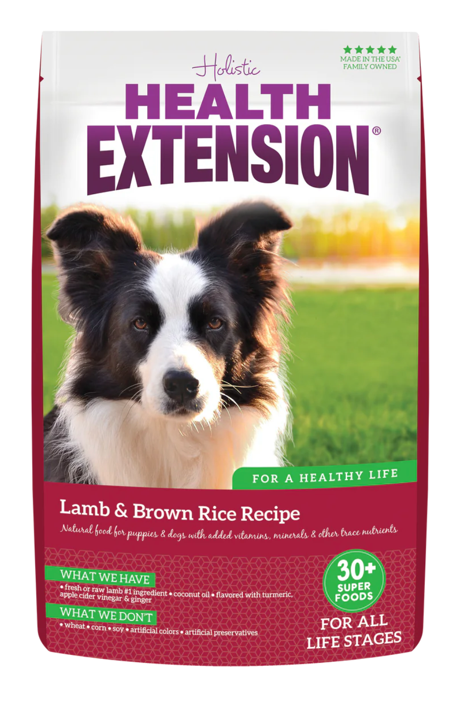 Health Extension All Life Stages Lamb and Brown Rice Dog Food