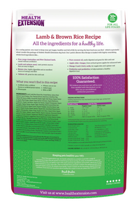 Health Extension All Life Stages Lamb and Brown Rice Dog Food
