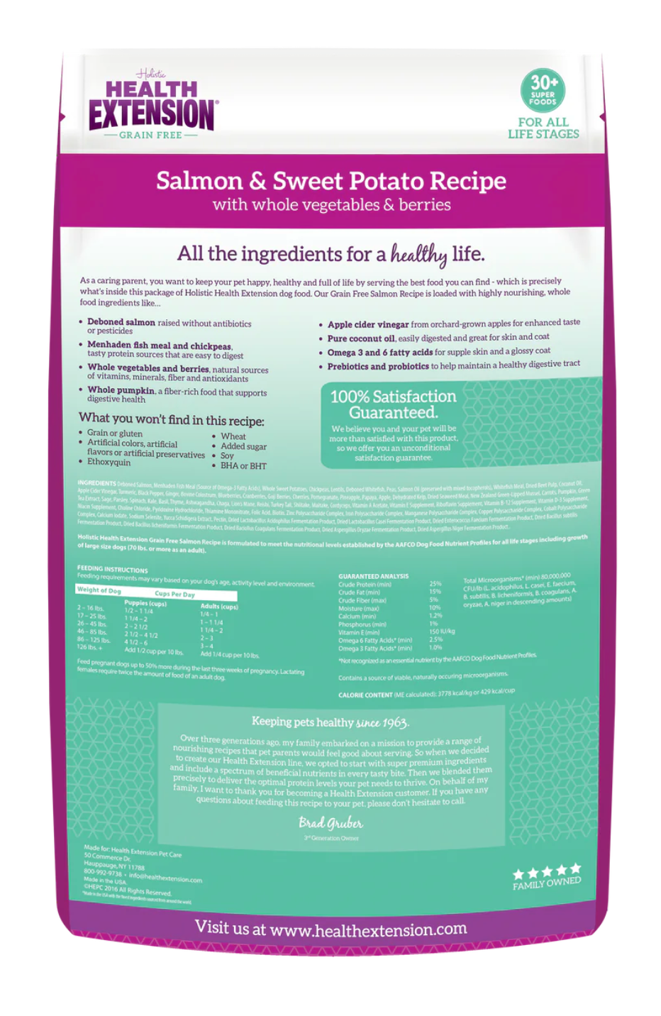 Health Extension All Life Stages Grain Free Salmon and Sweet