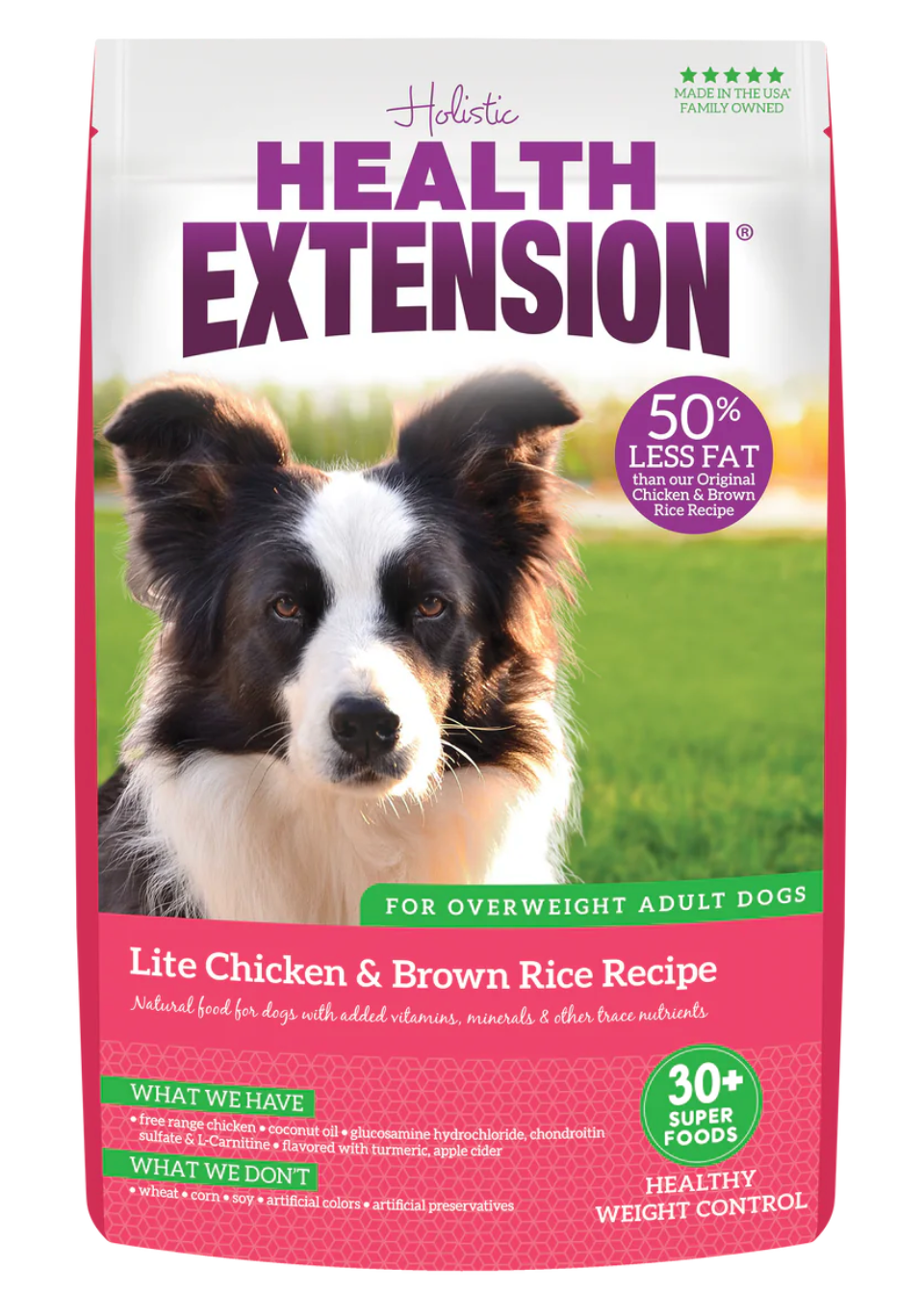 Health Extension All Life Stages Lite Original Chicken and Brown Rice Dog Food - Dry Dog Food - The Family Pet