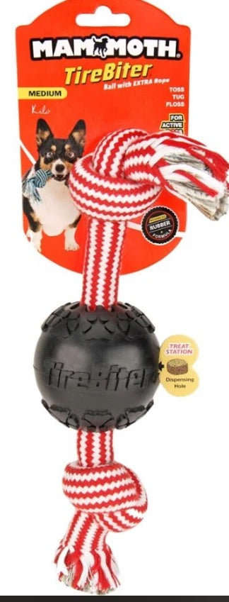 Mammoth Tire Biter Ball With Extra Tug