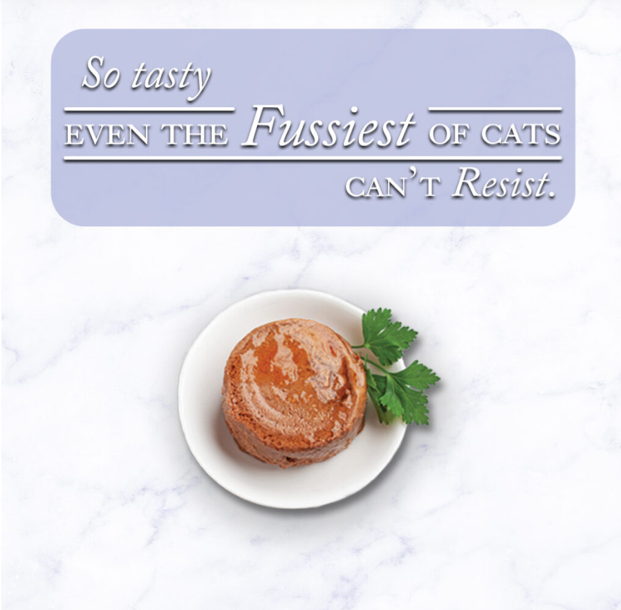 Fussie Cat Fine Dining - Pate - Mackerel Entree in gravy (2.82oz) - Wet Cat Food - The Family Pet