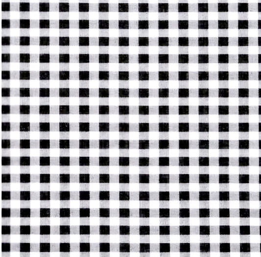 Black and White Check Bandana