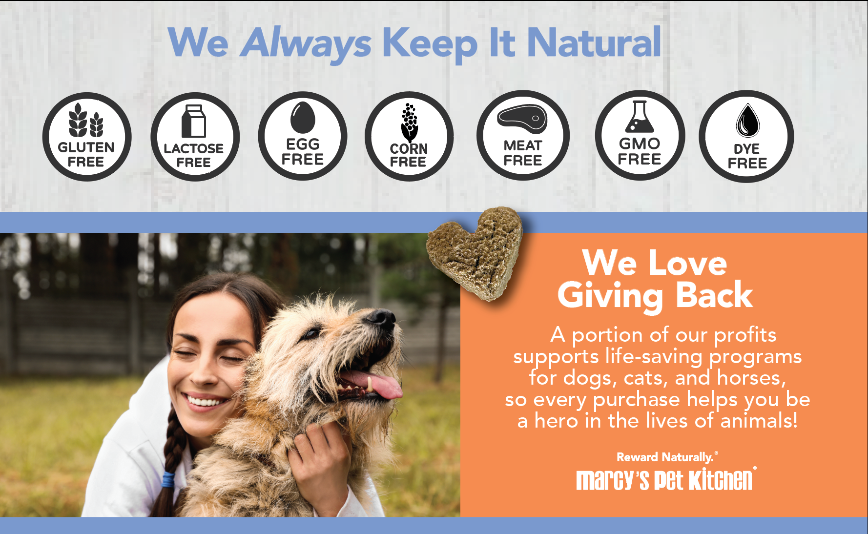 Marcy's Pet Kitchen- All Natural, Vegan Pumpkin Biscuit Dog Treats - Homemade-Vet Approved- Vegan, Gluten Free, Human Grade Ingredients, Made in The USA, Healthy Pumpkin Dog Treats - Purrfect Pet Kingdom