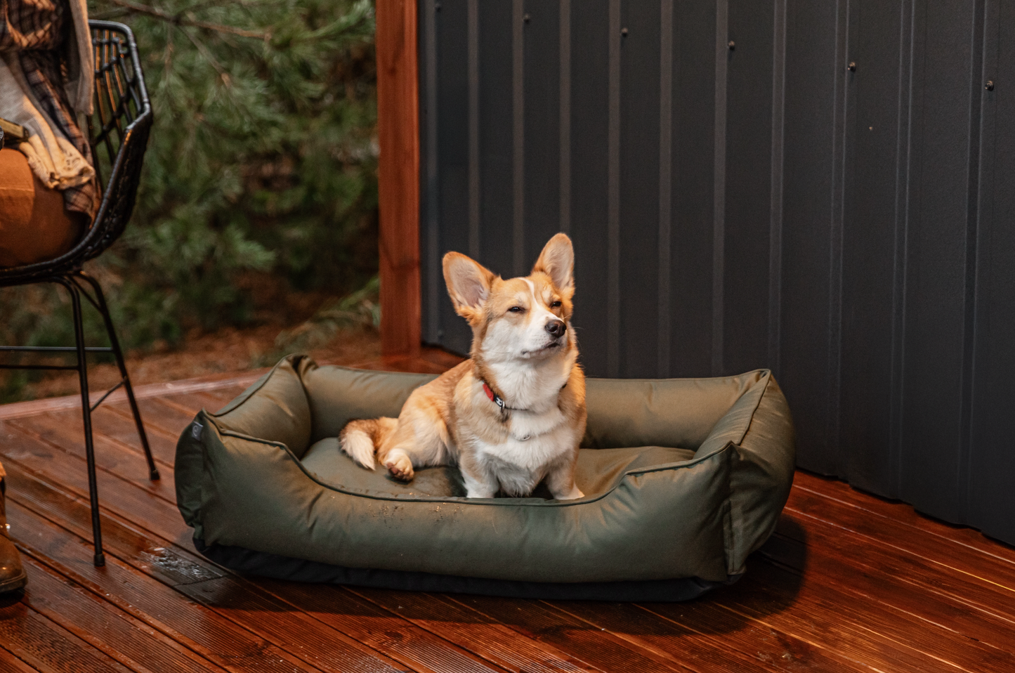 Waterproof Sleeper Dog Bed Green