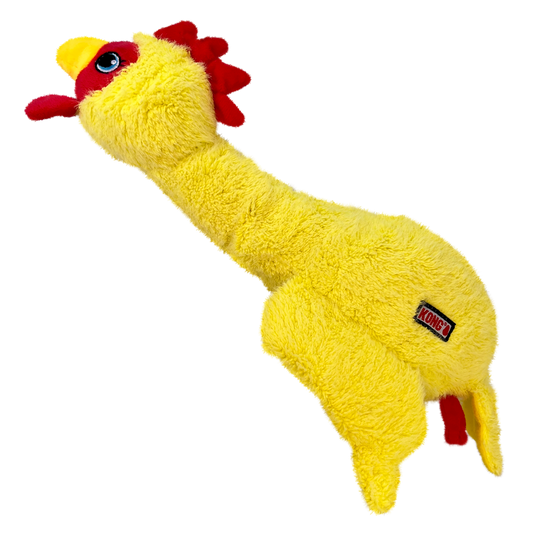 Kong Scruffs Chicken Plush Dog Toy for Medium and Large Breeds