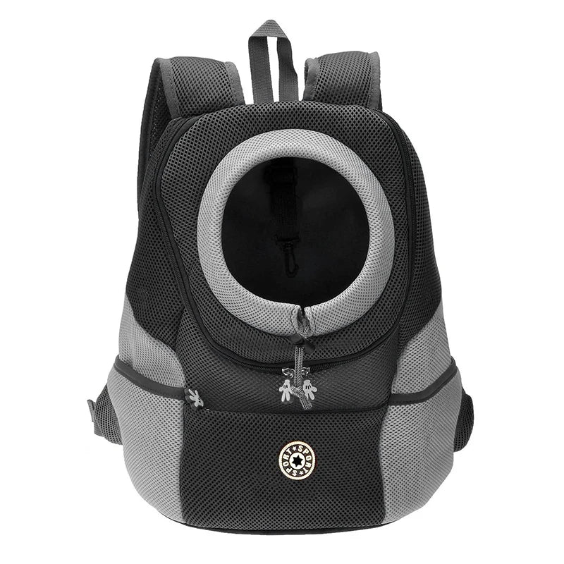 Double Shoulder Pet Carrier Backpack – Breathable Travel Dog Bag - WTN Essentials