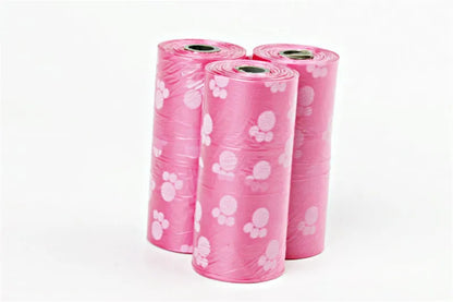 New Dog Poop Bag for Dog Pets Waste Garbage Bags Carrier Biodegradable Clean - up BagWaste Pick Up Clean Bag for Dog - Purrfect Pet Kingdom - As shown - 3Rolls - 1005003172607488 - As shown - 3Rolls