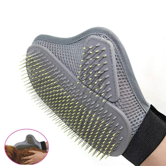 Pet Grooming Glove Hair Removal & Bathing 🧤