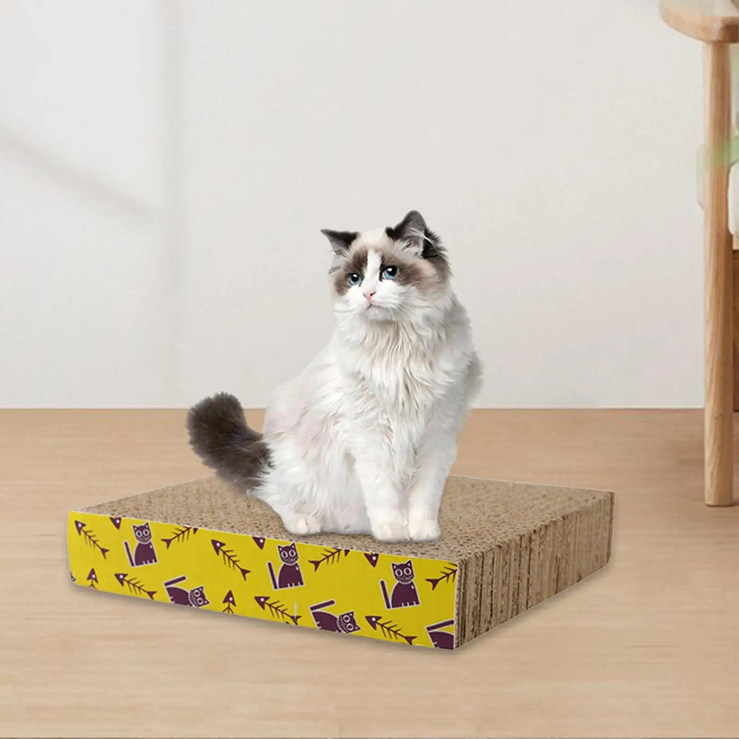 Cat Scratching Board Bed – Cardboard Scratch Pad & Nest for Cats - WTN Essentials